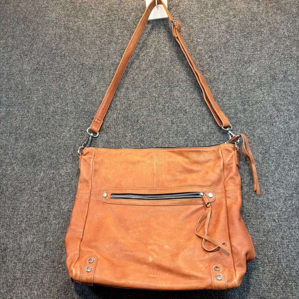 Still Nordic Cognac Brown Leather Shoulder Bag Crossbody Purse Hobo Tote